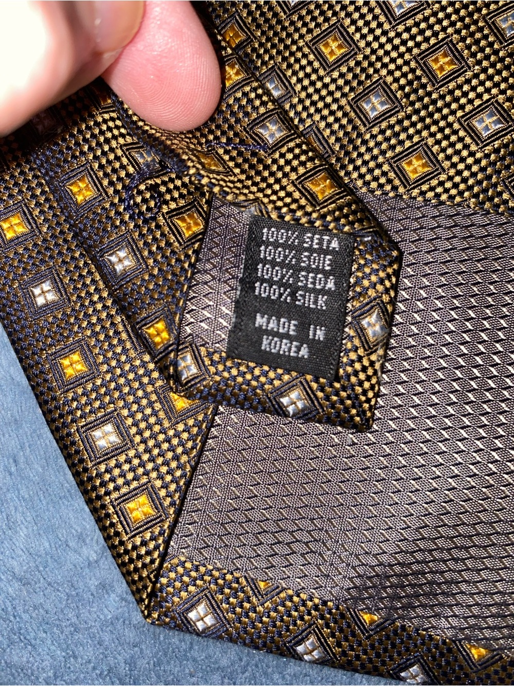 Men's Assorted Brown and Neutral Patterned Ties - Pack of 4, Vintage Classic - Picture 13 of 13